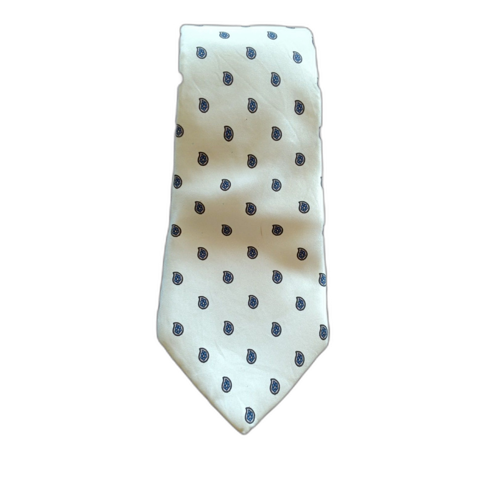 Christian Dior Monsieur Silk Vintage Yellow Black Polka Dot Geometric Luxury